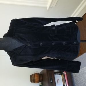 CAbi Velour Velvet Black Jacket